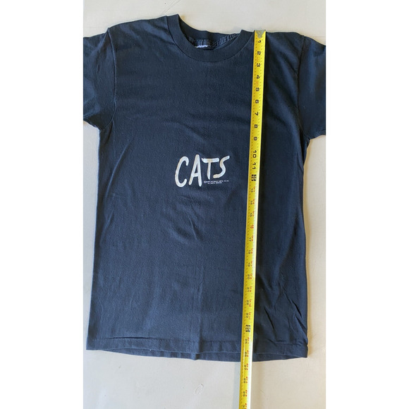 CATS Shirt Mens Medium NYC Broadway Play 1981 Single Stitch Vintage Graphic Tee - Picture 6 of 10